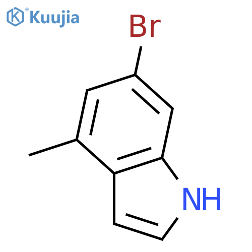 6-Bromo-4-methyl-1H-indole structure