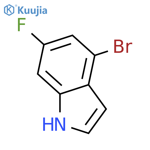 4-Bromo-6-fluoro-1H-indole structure