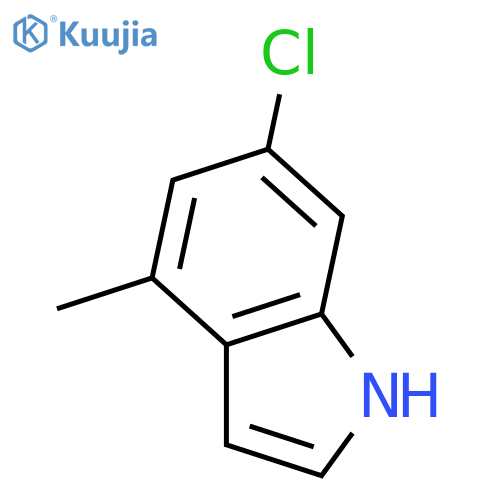 6-Chloro-4-methyl-1H-indole structure