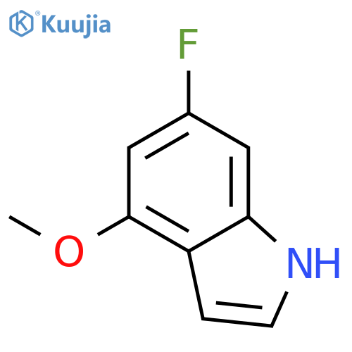 6-Fluoro-4-methoxy-1H-indole structure