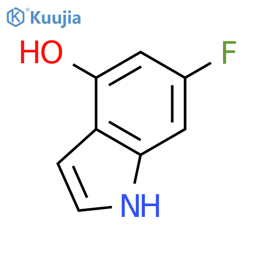 6-Fluoro-1H-indol-4-ol structure