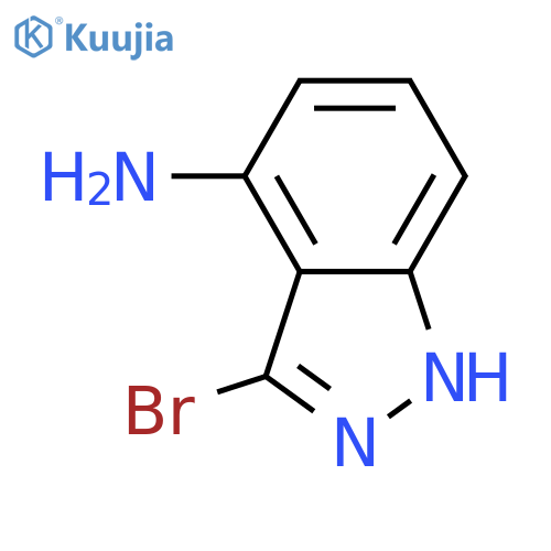3-Bromo-1H-indazol-4-amine structure