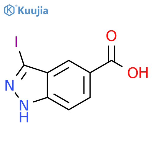 3-Iodo-1H-indazole-5-carboxylic acid structure