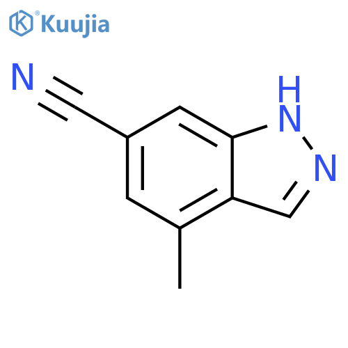 4-Methyl-1H-indazole-6-carbonitrile structure