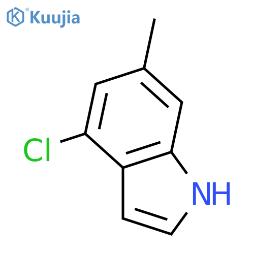 4-Chloro-6-methyl-1H-indole structure