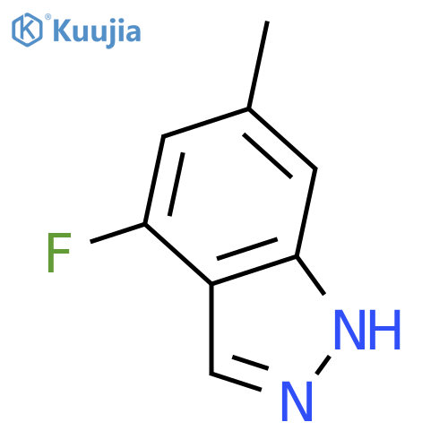 4-Fluoro-6-methyl-1H-indazole structure