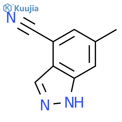 4-Cyano-6-methyl (1H)indazole structure