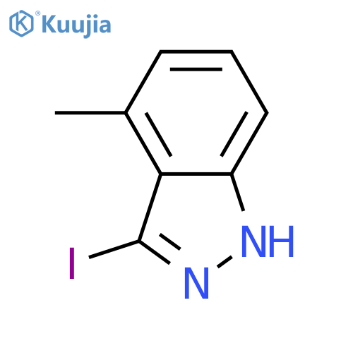 3-Iodo-4-methyl-1H-indazole structure
