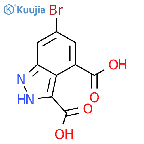 6-BROMO-3,4-(1H)INDAZOLE DICARBOXYLIC ACID structure