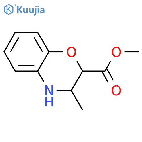 methyl 3-methyl-3,4-dihydro-2H-1,4-benzoxazine-2-carboxylate structure