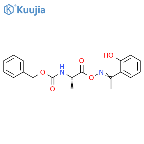 Carbamic acid, [2-[[[1-(2-hydroxyphenyl)ethylidene]amino]oxy]-1-methyl-2-oxoethyl]-, phenylmethyl ester, (S)- (9CI) structure