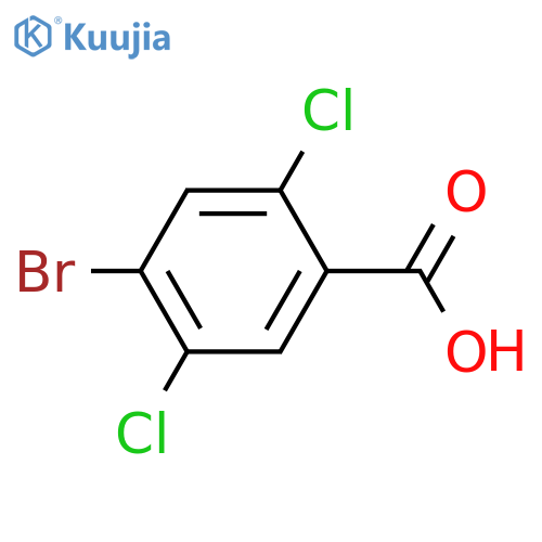 4-Bromo-2,5-dichlorobenzoic acid structure