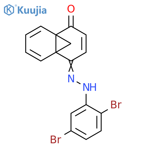 4a,8a-Methanonaphthalene-1,4-dione,mono[(2,5-dibromophenyl)hydrazone] structure