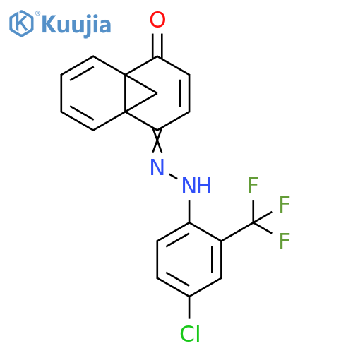 4a,8a-Methanonaphthalene-1,4-dione, mono[[4-chloro-2-(trifluoromethyl)phenyl]hydrazone] (9CI) structure