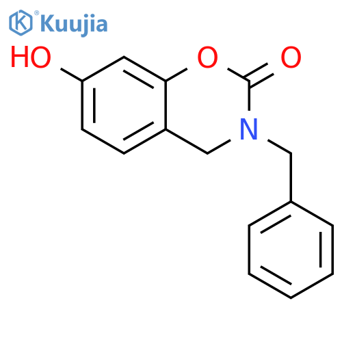 2H-1,3-BENZOXAZIN-2-ONE, 3,4-DIHYDRO-7-HYDROXY-3-(PHENYLMETHYL)- structure