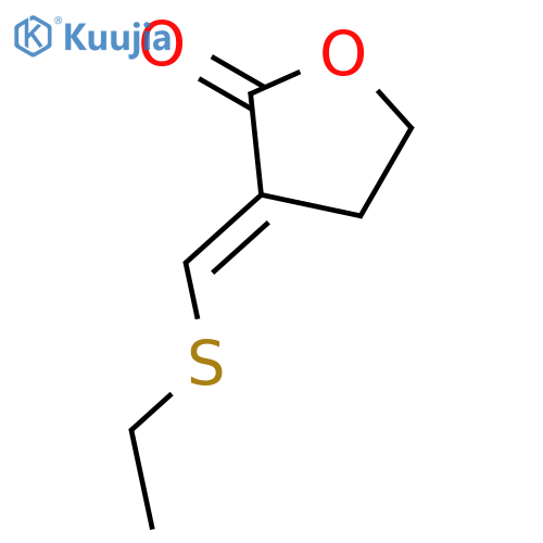 2(3H)-FURANONE, 3-[(ETHYLTHIO)METHYLENE]DIHYDRO- structure