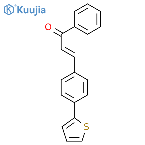 2-Propen-1-one, 1-phenyl-3-[4-(2-thienyl)phenyl]-, (2E)- structure