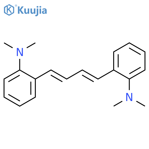 BENZENAMINE, 2,2'-(1E,3E)-1,3-BUTADIENE-1,4-DIYLBIS[N,N-DIMETHYL- structure