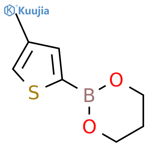 1,3,2-Dioxaborinane, 2-(4-methyl-2-thienyl)- structure