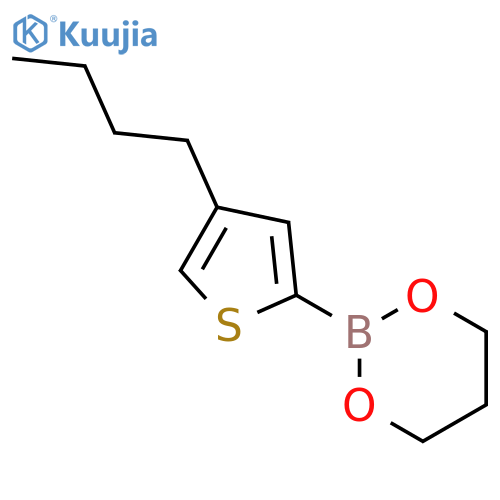 1,3,2-DIOXABORINANE, 2-(4-BUTYL-2-THIENYL)- structure