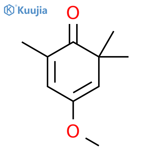 2,4-Cyclohexadien-1-one, 4-methoxy-2,6,6-trimethyl- structure