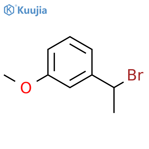 1-(1-bromoethyl)-3-methoxybenzene structure