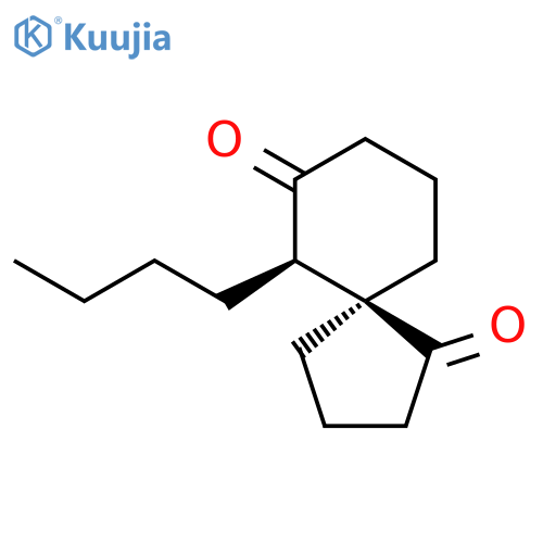 Spiro[4.5]decane-1,7-dione, 6-butyl-, cis- (9CI) structure