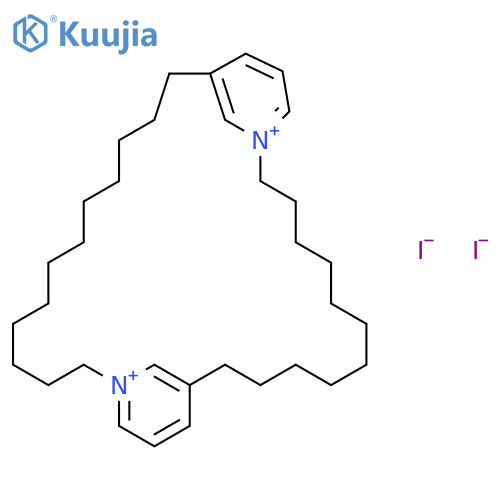1,17-DIAZONIATRICYCLO[28.3.1.113,17]PENTATRIACONTA-1(34),13,15,17(35),30,32-HEXAENE, DIIODIDE structure