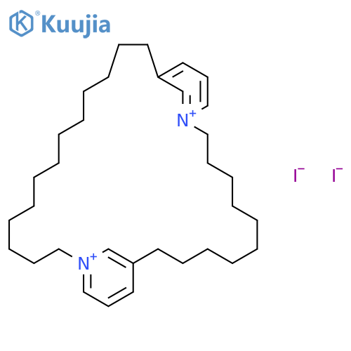 1,16-DIAZONIATRICYCLO[28.3.1.112,16]PENTATRIACONTA-1(34),12,14,16(35),30,32-HEXAENE, DIIODIDE structure