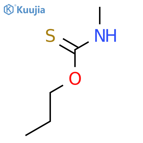 Carbamothioic acid, methyl-, O-propyl ester structure