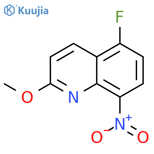 Quinoline, 5-fluoro-2-methoxy-8-nitro- structure