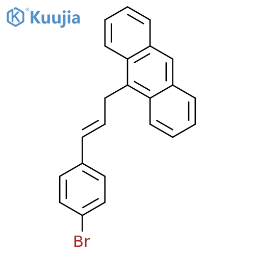 Anthracene, 9-[3-(4-bromophenyl)-2-propenyl]- structure