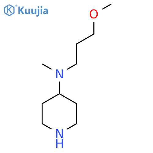 N-(3-Methoxypropyl)-N-methylpiperidin-4-amine structure