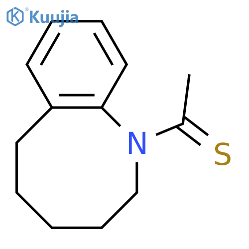 1-Benzazocine, 1,2,3,4,5,6-hexahydro-1-(1-thioxoethyl)- (9CI) structure