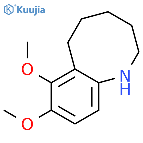 1-Benzazocine, 1,2,3,4,5,6-hexahydro-7,8-dimethoxy- structure