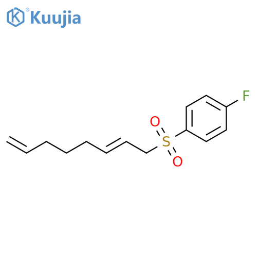 BENZENE, 1-FLUORO-4-(2,7-OCTADIENYLSULFONYL)- structure