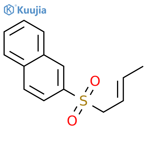 Naphthalene, 2-(2-butenylsulfonyl)- structure