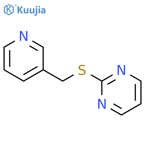 2-{(pyridin-3-yl)methylsulfanyl}pyrimidine structure