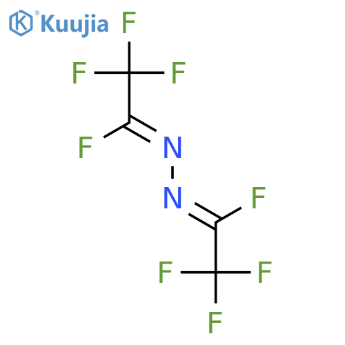 Ethanehydrazonoyl fluoride, 2,2,2-trifluoro-N-(tetrafluoroethylidene)- structure