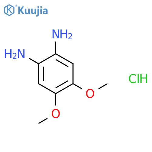 4,5-Dimethoxybenzene-1,2-diamine hydrochloride structure