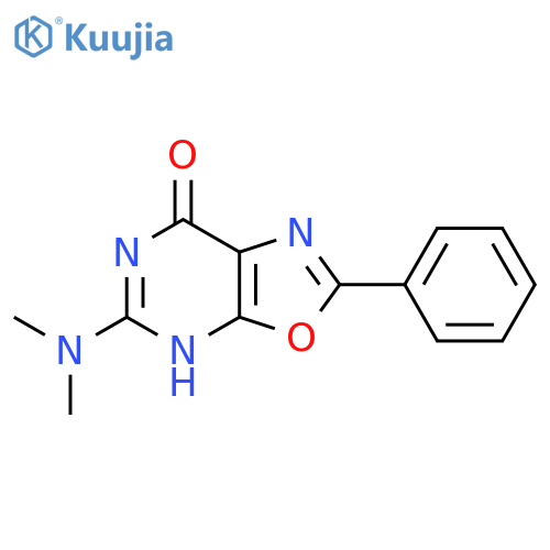 Oxazolo[5,4-d]pyrimidin-7(4H)-one, 5-(dimethylamino)-2-phenyl- structure