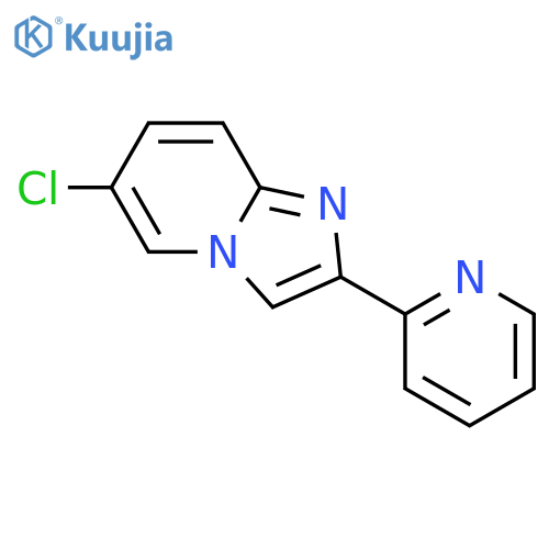 2-{6-chloroimidazo1,2-apyridin-2-yl}pyridine structure