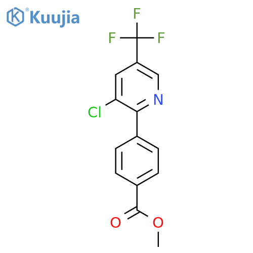 Methyl 4-3-Chloro-5-(trifluoromethyl)-2-pyridinylbenzenecarboxylate structure