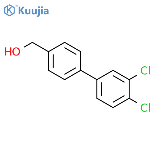 [1,1'-Biphenyl]-4-methanol,3',4'-dichloro- structure