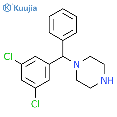 (3,5-Dichlorophenyl)PhenylmethylPiperazine structure