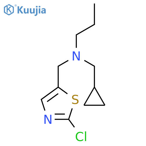 N-(2-Chloro-1,3-Thiazol-5-Yl)Methyl-N-(Cyclopropylmethyl)-1-Propanamine structure