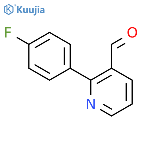2-(4-Fluorophenyl)nicotinaldehyde structure