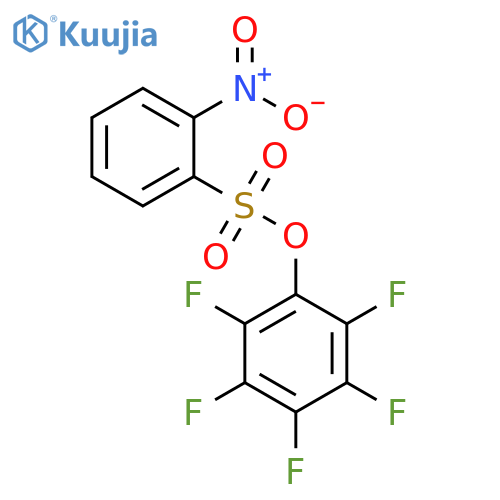 2,3,4,5,6-Pentafluorophenyl2-nitrobenzenesulfonate structure