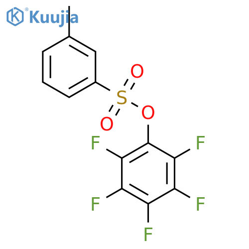 2,3,4,5,6-Pentafluorophenyl3-methylbenzenesulfonate structure