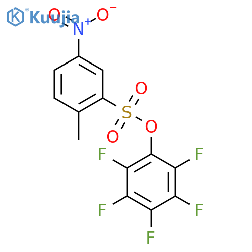 2,3,4,5,6-Pentafluorophenyl2-methyl-5-nitrobenzenesulfonate structure
